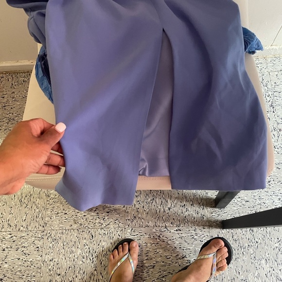 Likely Periwinkle Fringe Midi Dress - Picture 4 of 14